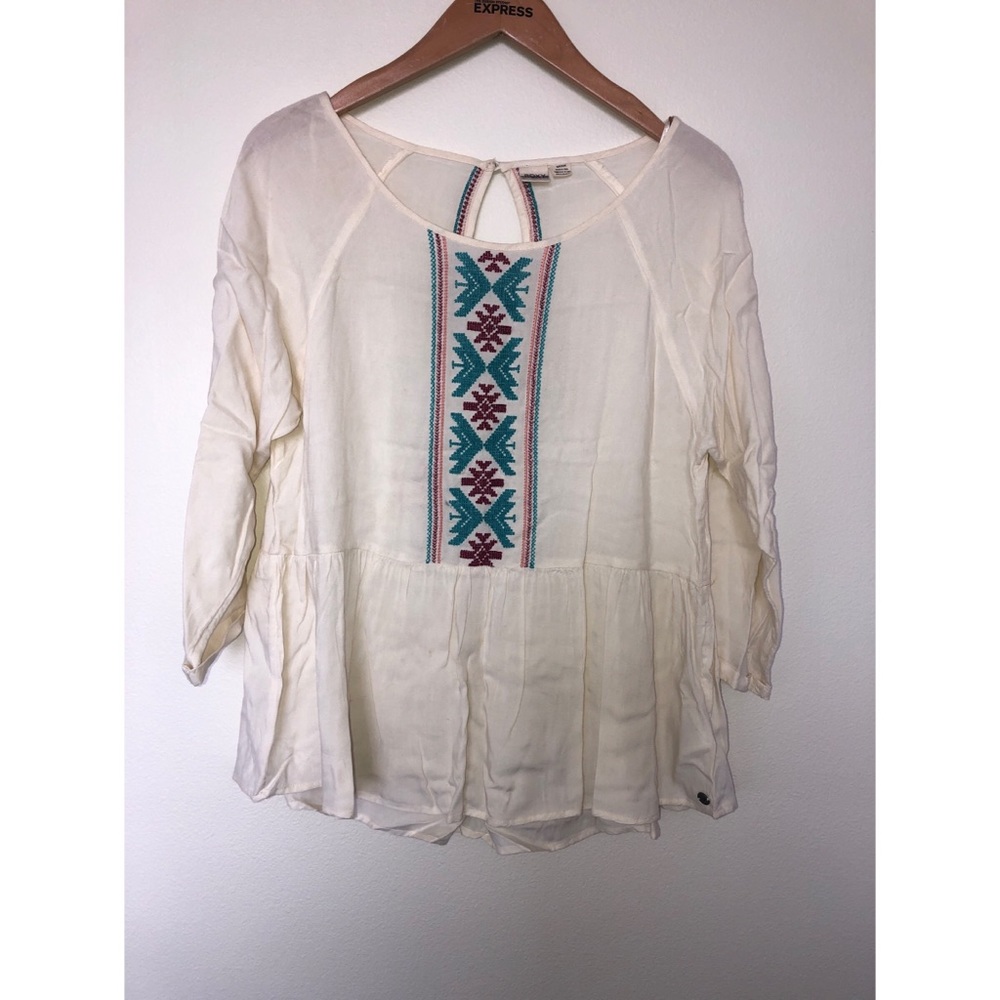 Roxy peplum top